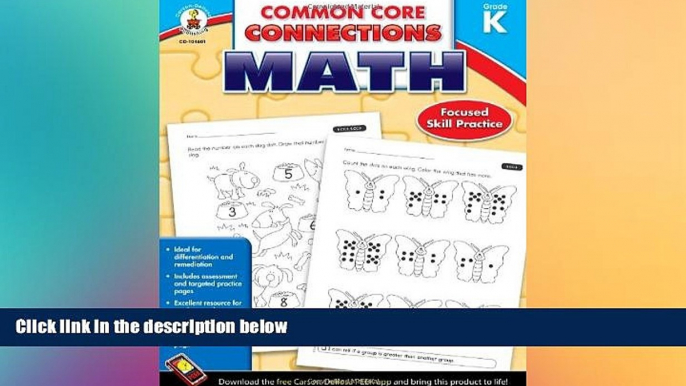 Big Deals  Common Core Connections Math, Grade K  Best Seller Books Best Seller