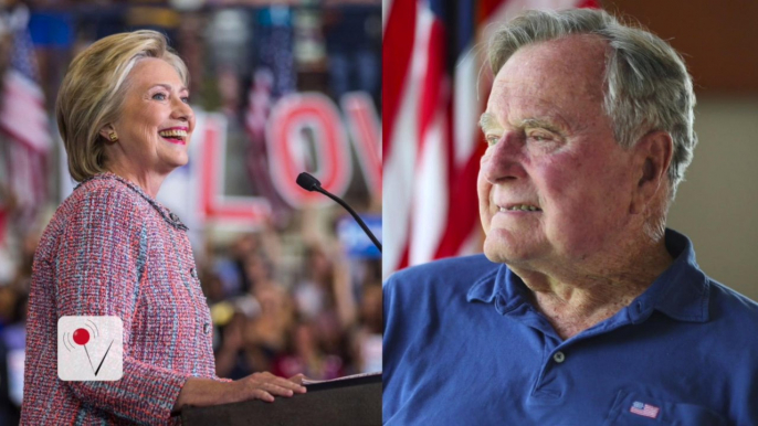 A Kennedy says George H.W. Bush to Vote for Hillary Clinton