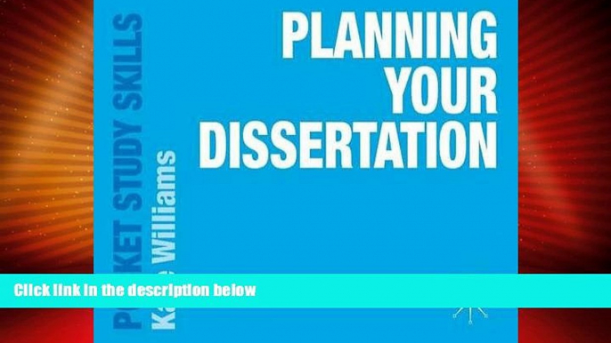 Big Deals  Planning Your Dissertation (Pocket Study Skills)  Best Seller Books Most Wanted