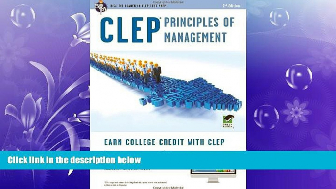 different   CLEPÂ® Principles of Management Book + Online (CLEP Test Preparation)