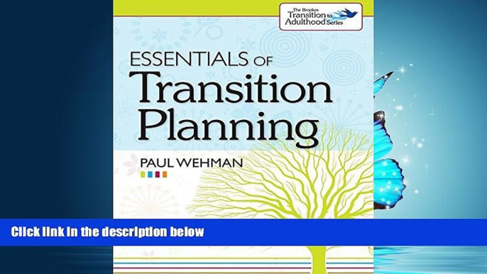 Popular Book Essentials of Transition Planning