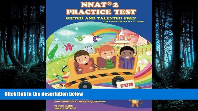 Choose Book Gifted and Talented: NNAT Practice Test Prep for Kindergarten and 1st Grade: with