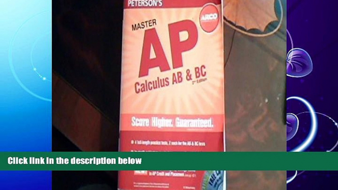 different   Master the AP Calculus AB   BC, 2nd Edition (Peterson s Ap Calculus)