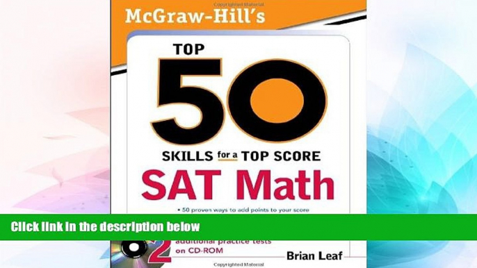 Big Deals  McGraw-Hill s Top 50 Skills for a Top Score: SAT Math  Free Full Read Best Seller