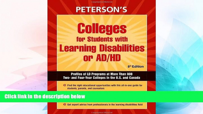 Big Deals  Colleges for Students with Learning Disabilities or AD/HD  Free Full Read Most Wanted