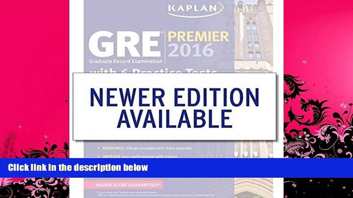 complete  GRE Premier 2016 with 6 Practice Tests: Book + Online + DVD + Mobile