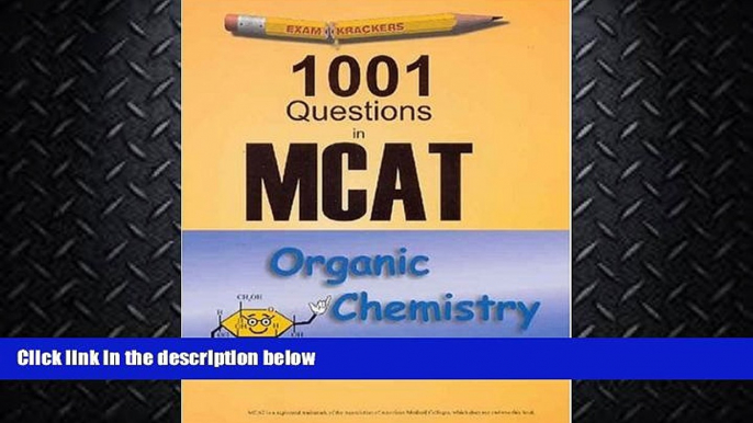 different   Examkrackers: 1001 Questions in MCAT, Organic Chemistry