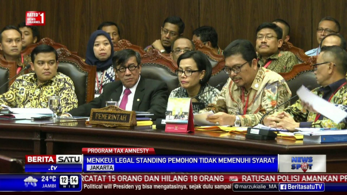 Pernyataan Sri Mulyani Terkait Permohonan Uji Materi UU Tax Amnesty