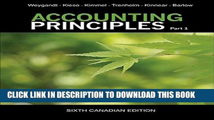 [PDF] Accounting Principles, Part 1, 6th Canadian Edition Full Collection