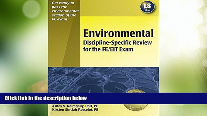 Big Deals  Environmental Discipline-Specific Review for the FE/EIT Exam  Free Full Read Most Wanted