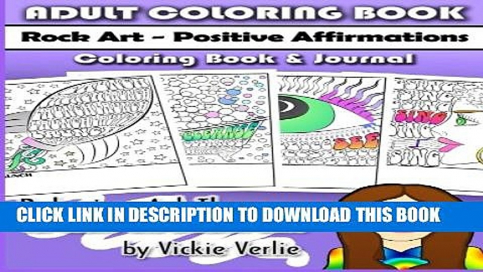 [PDF] Adult Coloring Book: Rock Art - Positive Affirmations  Coloring Book and Journal: Relaxing