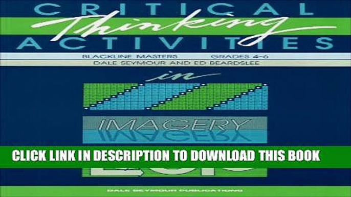 [PDF] Critical Thinking Activities in Patterns Imagery   Logic Grade 4/6 Copyright 1988 Full Online