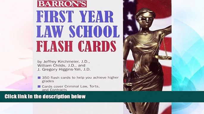 Big Deals  Barron s First Year Law School Flash Cards: 350 Cards with Questions   Answers  Best