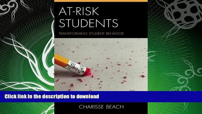 READ  At-Risk Students: Transforming Student Behavior  PDF ONLINE