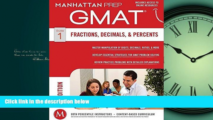 FREE PDF  GMAT Fractions, Decimals,   Percents (Manhattan Prep GMAT Strategy Guides)  DOWNLOAD