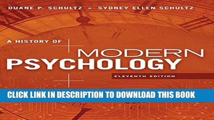 New Book A History of Modern Psychology