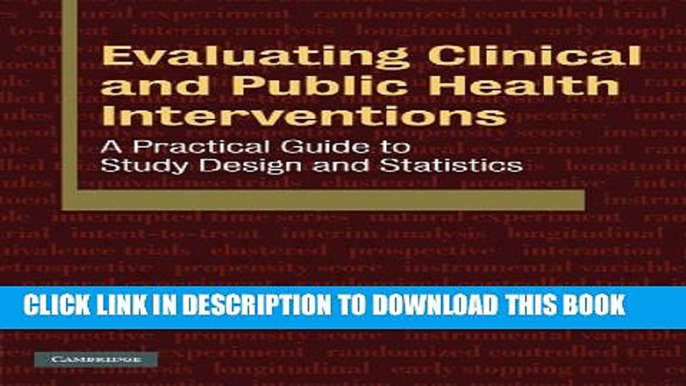 [PDF] Evaluating Clinical and Public Health Interventions: A Practical Guide to Study Design and