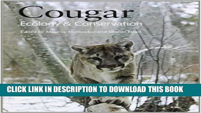 [PDF] Cougar: Ecology and Conservation Full Online