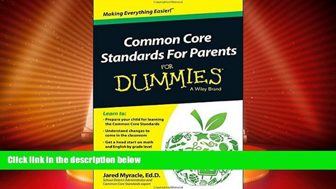 Big Deals  Common Core Standards For Parents For Dummies  Best Seller Books Best Seller