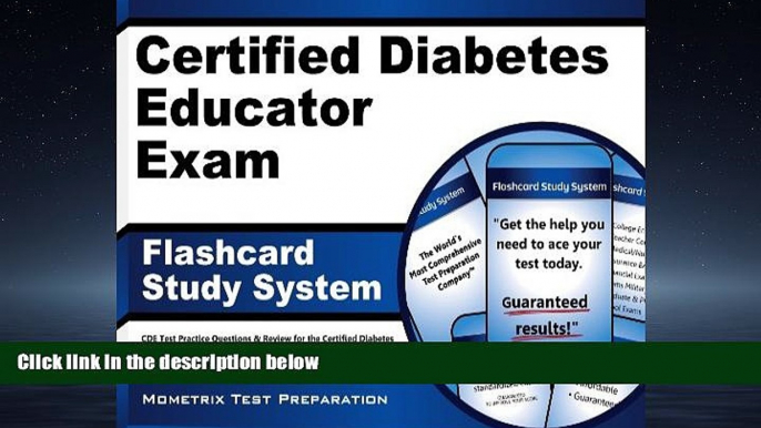 Enjoyed Read Certified Diabetes Educator Exam Flashcard Study System: CDE Test Practice