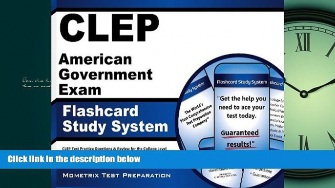 Online eBook CLEP American Government Exam Flashcard Study System: CLEP Test Practice Questions