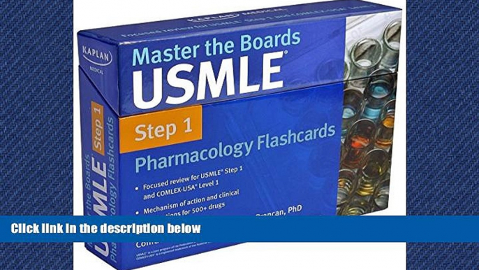 Popular Book Master the Boards USMLE Step 1 Pharmacology Flashcards