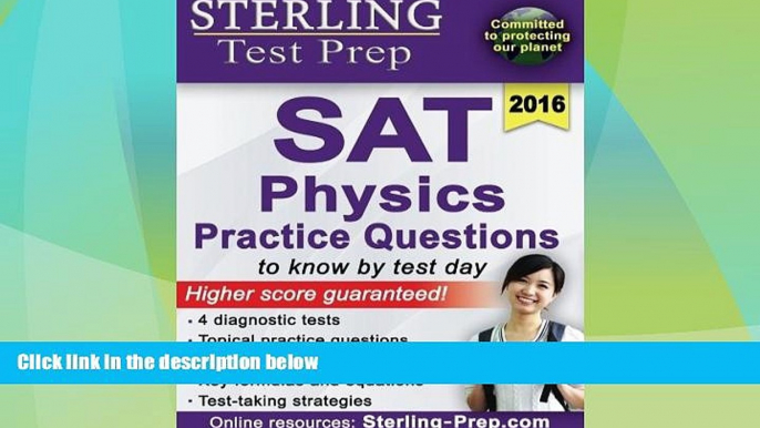 Big Deals  Sterling Test Prep SAT Physics Practice Questions: High Yield SAT Physics Questions