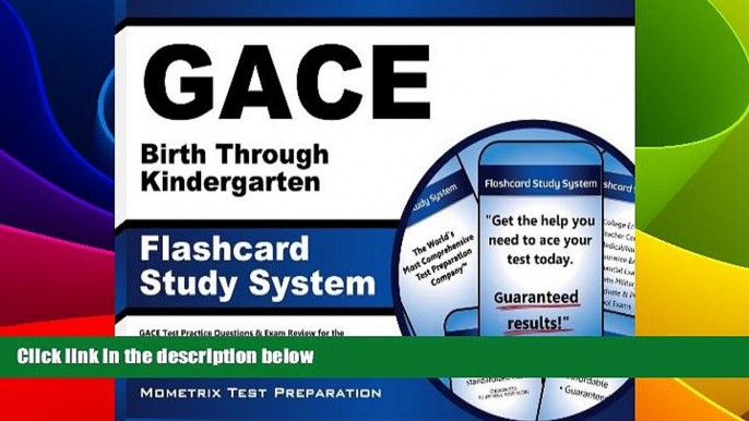 Big Deals  GACE Birth Through Kindergarten Flashcard Study System: GACE Test Practice Questions