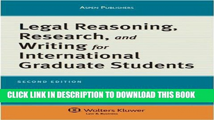 [PDF] Legal Reasoning Research   Writing for International Graduate Students Popular Colection