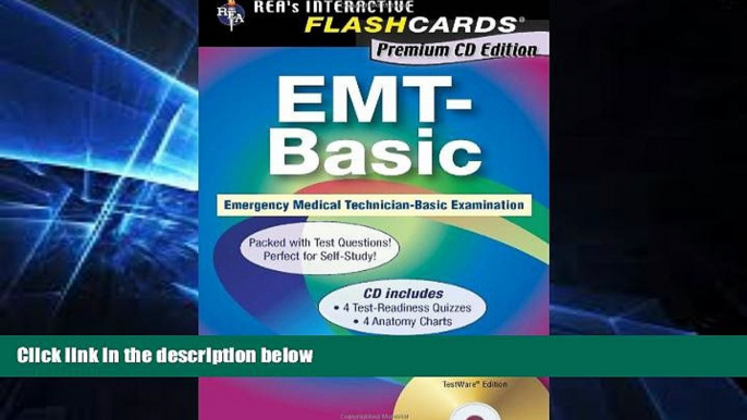 Big Deals  EMT-Basic - Interactive Flashcards Book for EMT (REA), Premium Edition incl. CD-ROM