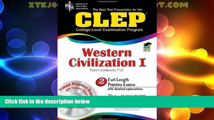 Big Deals  CLEP Western Civilization I w/ CD-ROM (CLEP Test Preparation)  Free Full Read Most Wanted