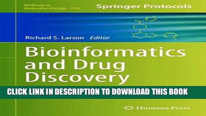 [PDF] Bioinformatics and Drug Discovery (Methods in Molecular Biology) Popular Collection