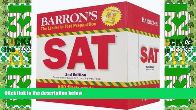 Big Deals  Barron s SAT Flash Cards, 2nd Edition  Best Seller Books Most Wanted