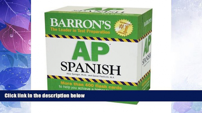 Big Deals  Barron s AP Spanish Flash Cards  Best Seller Books Most Wanted