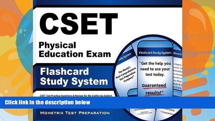 Big Deals  CSET Physical Education Exam Flashcard Study System: CSET Test Practice Questions