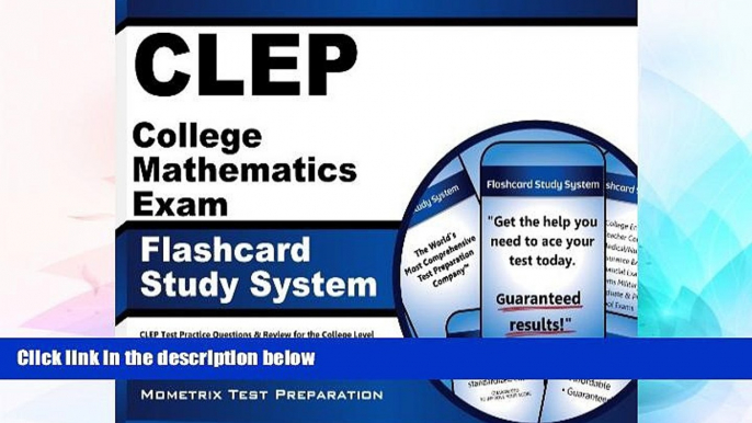 Big Deals  CLEP College Mathematics Exam Flashcard Study System: CLEP Test Practice Questions