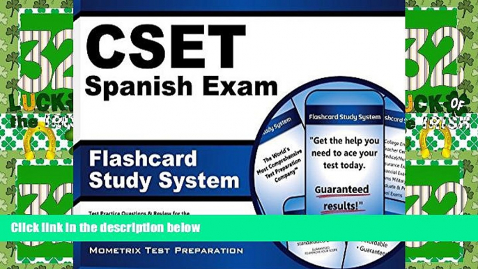 Big Deals  CSET Spanish Exam Flashcard Study System: CSET Test Practice Questions   Review for the