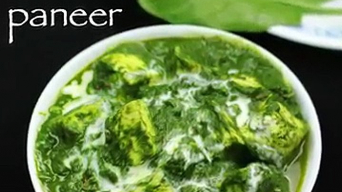 palak paneer recipe _ restaurant style palak paneer recipe _ cottage cheese in spinach gravy