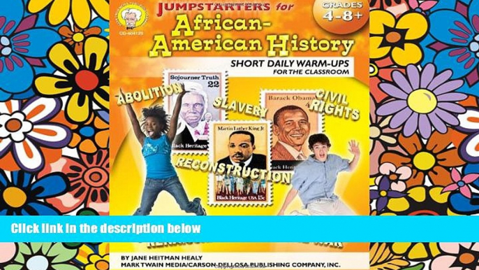 Big Deals  Jumpstarters for African-American History, Grades 4 - 8  Best Seller Books Best Seller