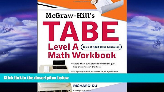 EBOOK ONLINE  TABE (Test of Adult Basic Education) Level A Math Workbook: The First Step to