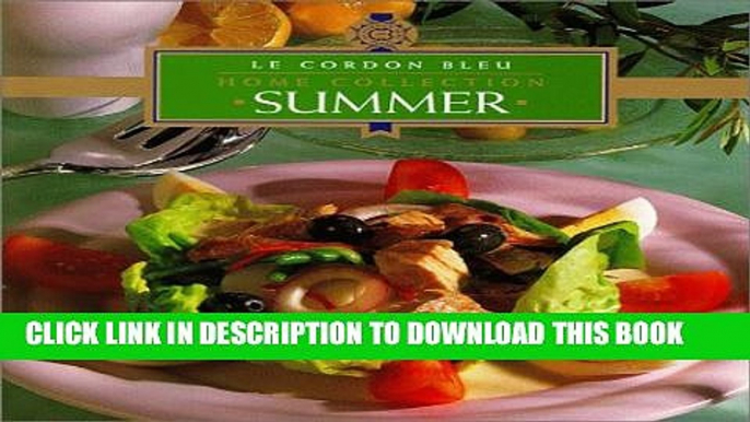 [PDF] Summer (Cordon Bleu Home Collection) Popular Online