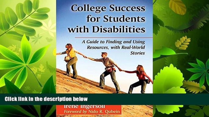 read here  College Success for Students With Disabilities: A Guide to Finding and Using