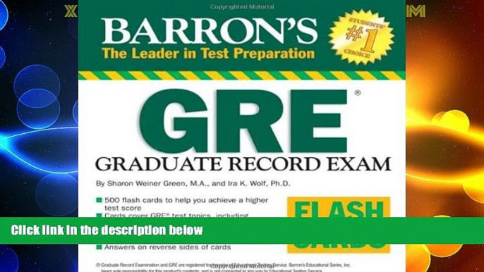 Big Deals  Barron s GRE Flash Cards  Free Full Read Most Wanted