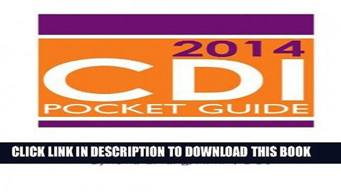 New Book The 2014 CDI Pocket Guide