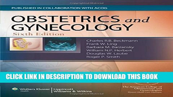 New Book Obstetrics and Gynecology