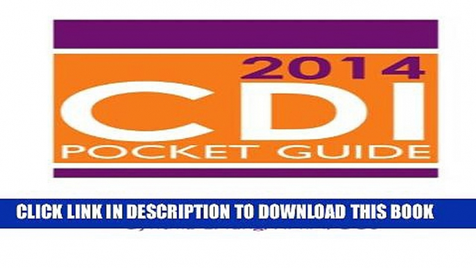 New Book The 2014 CDI Pocket Guide