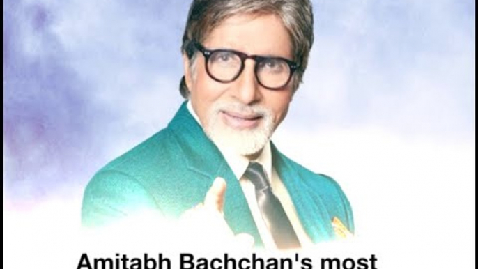 Mega star Amitabh Bachchan's Top 10 memorable dialogues