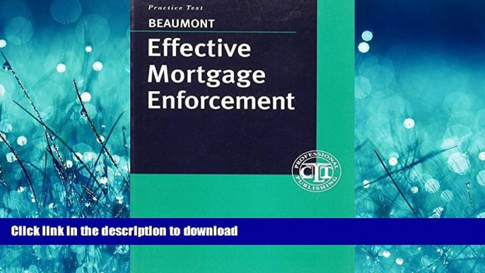 DOWNLOAD Effective Mortgage Enforcement READ NOW PDF ONLINE