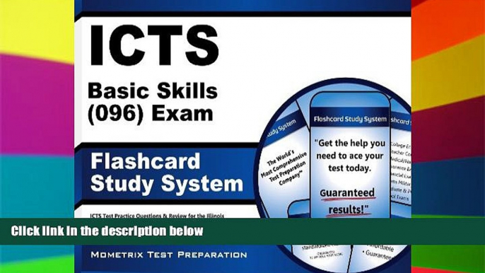 Big Deals  ICTS Basic Skills (096) Exam Flashcard Study System: ICTS Test Practice Questions