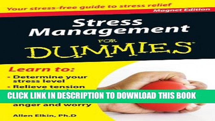 [PDF] Stress Management for Dummies: Your Stress-Free Guide to Stress Relief (Refrigerator Magnet